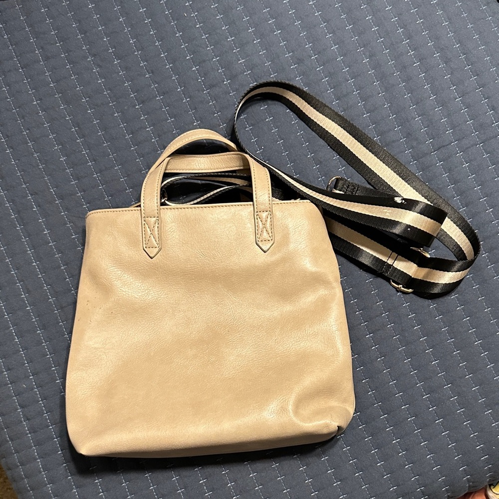 Moda Luxe Tan Crossbody Bag